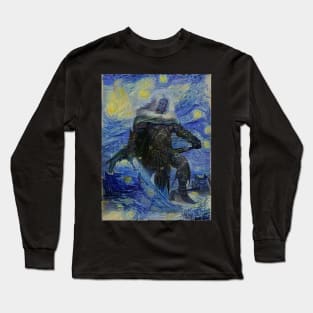 Drizzt Do'Urden Forgotten Realms Starry Night Long Sleeve T-Shirt